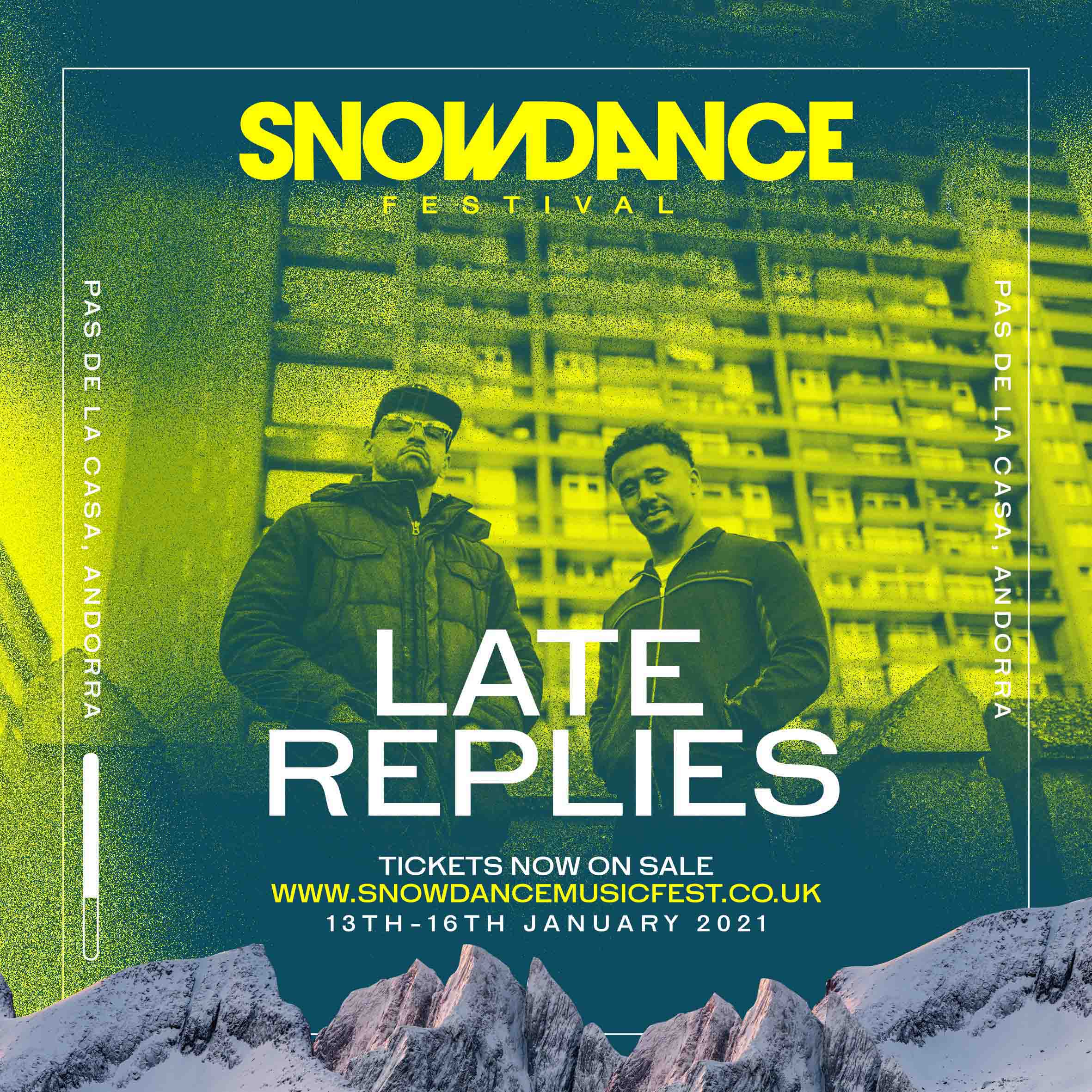 SnowDance festival late replies